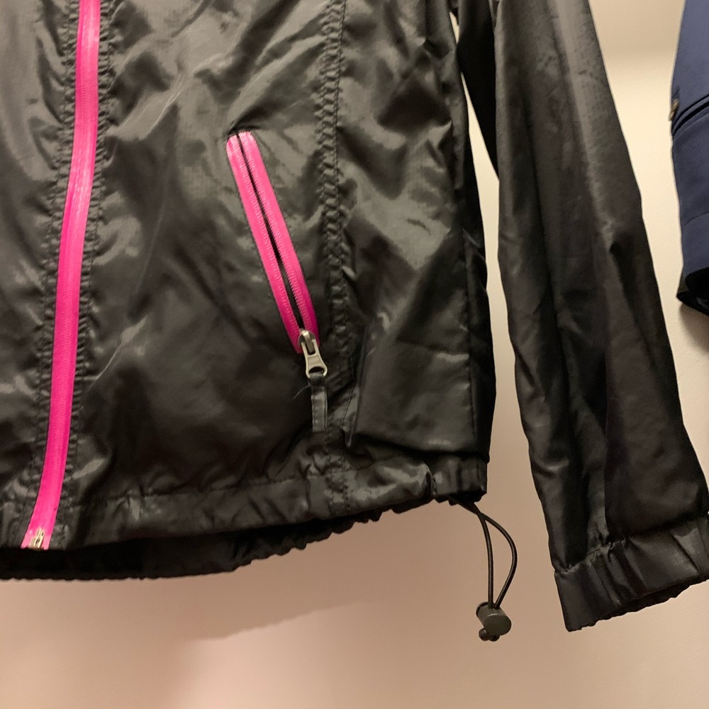 NEW Faded Glory Full Zip Rain Jacket with Hoodie - Picture 3 of 7